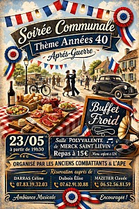 soirée communale Années 40 