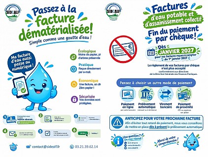 sidealf eau facture